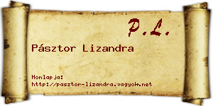 Pásztor Lizandra névjegykártya